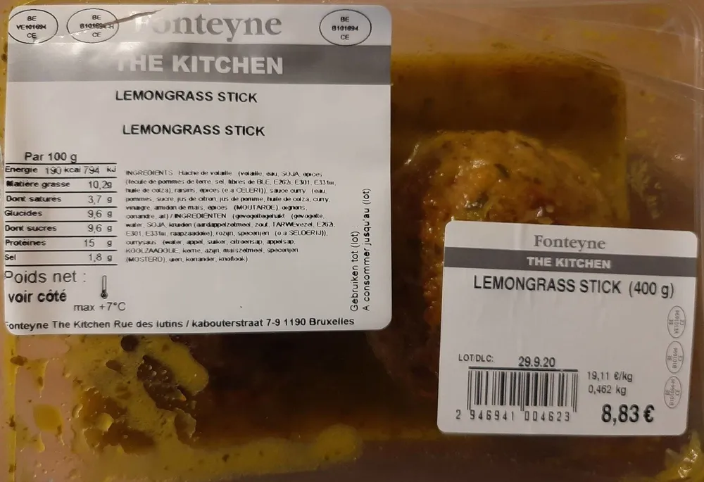 Lemongrass stick
