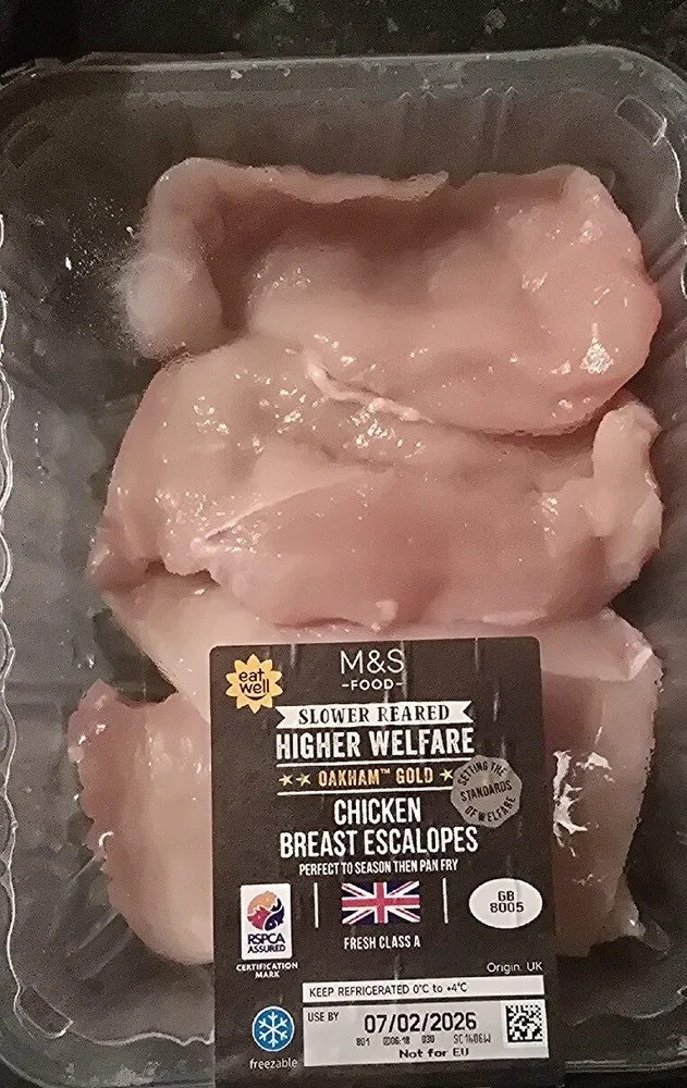 Chicken Breast Escalopes