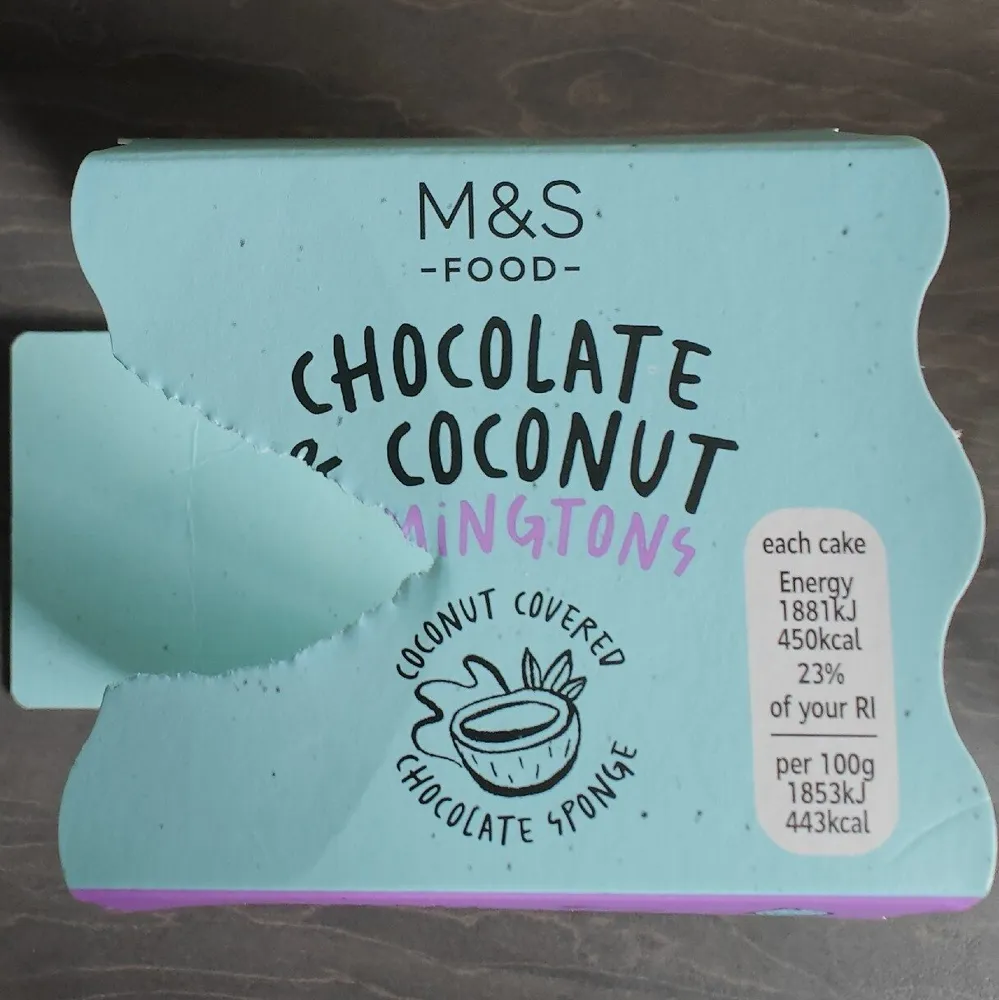 Chocolate And Coconut Lamington