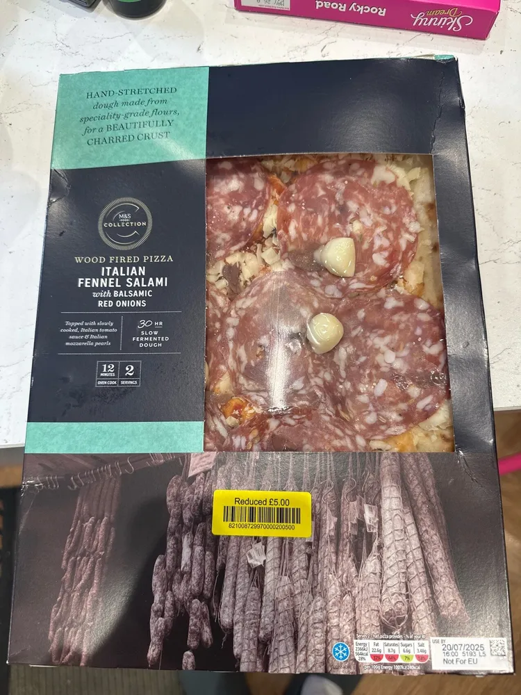 Italian Fennel Salami Pizza