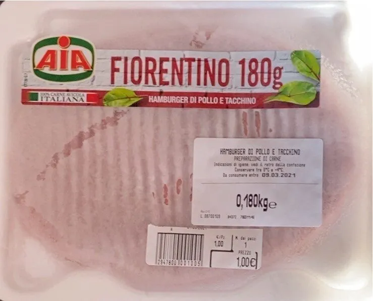 Fiorentino Hamburger di pollo e tacchino