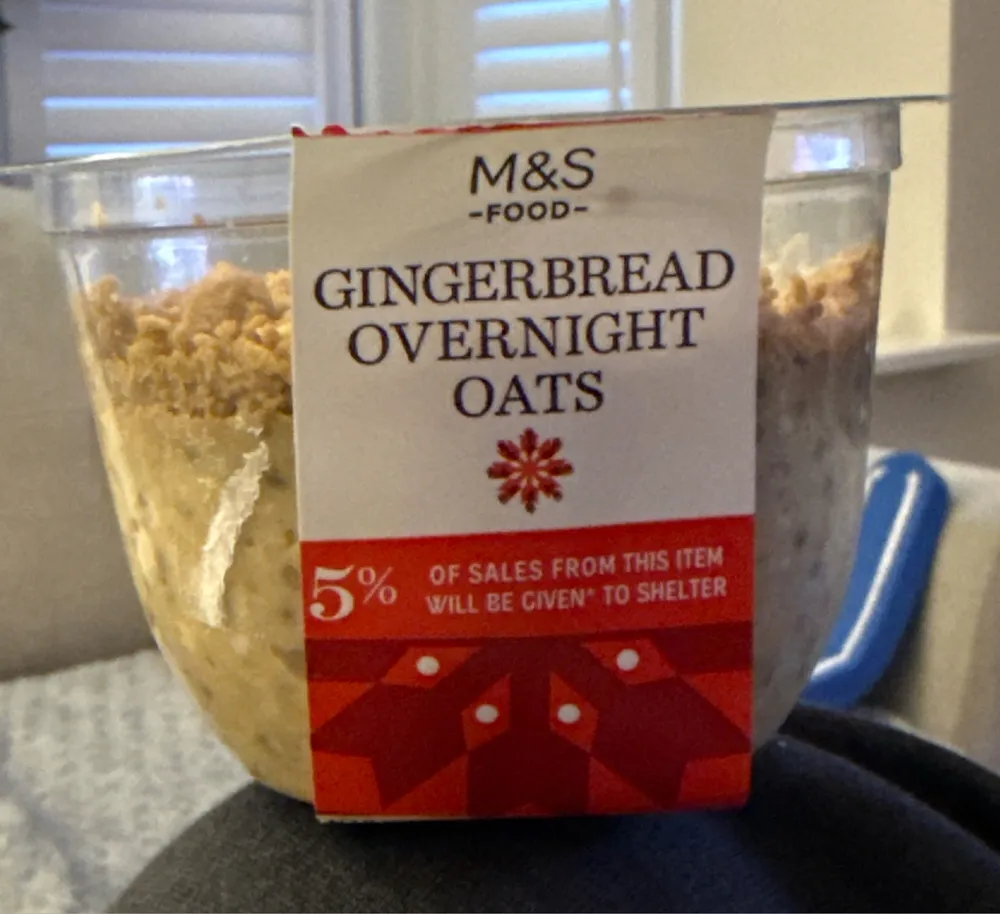Gingerbread Overnight Oats