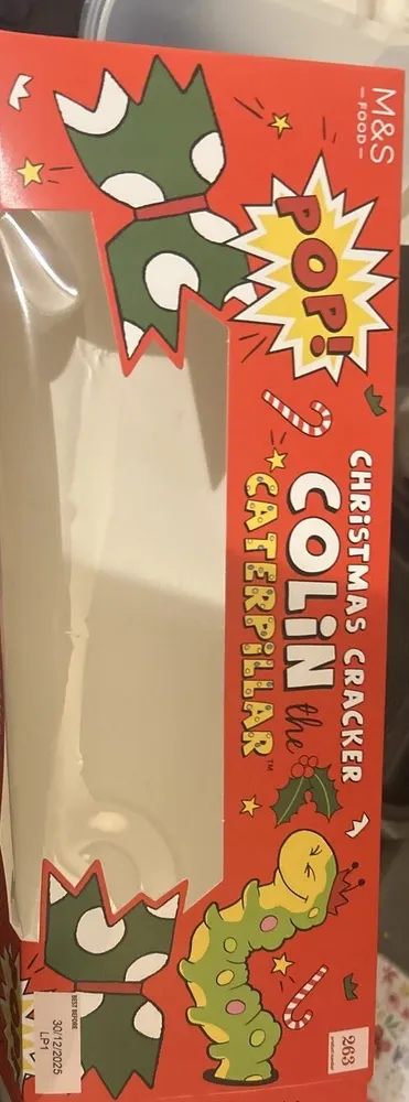 Christmas Cracker Colin the Caterpillar