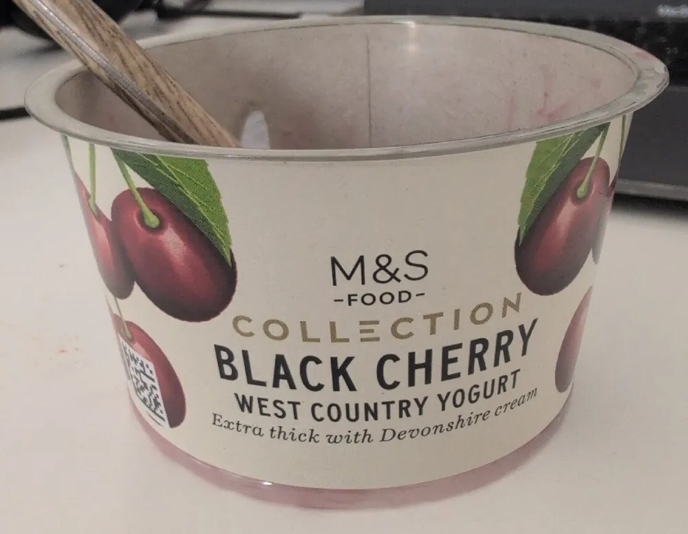 Black Cherry West Country Yogurt