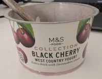 Black Cherry West Country Yogurt