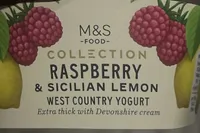 Raspberry & Sicilian Lemon West Country Yogurt