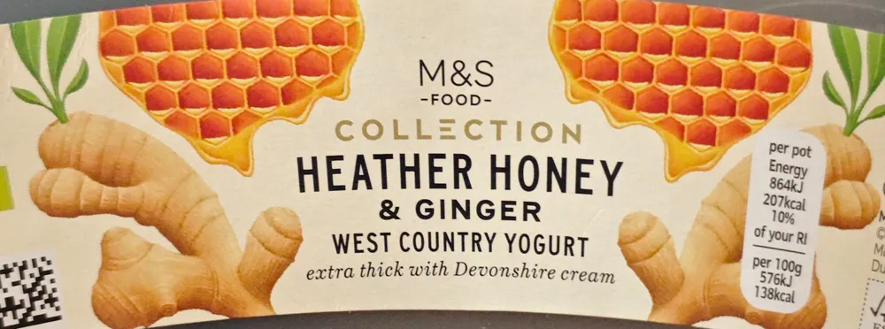 Heather Honey & Ginger West Country Yogurt