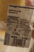 Formaggio Emmental bavarese