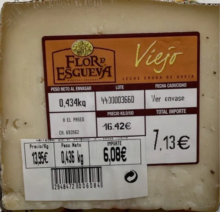 Viejo - leche cruda de oveja