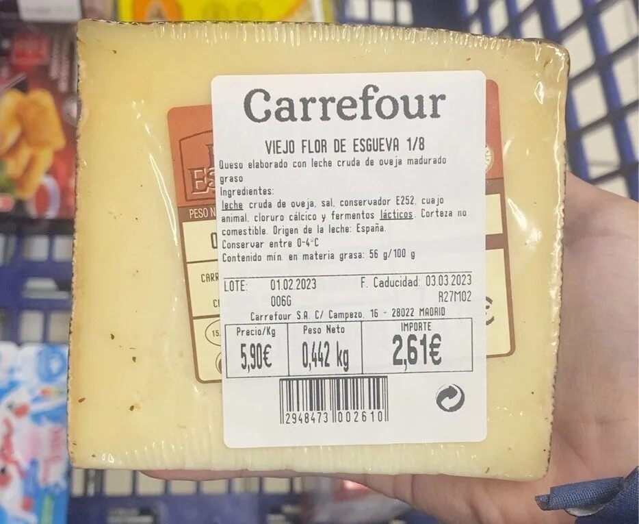 Queso viejo flor de esgueva