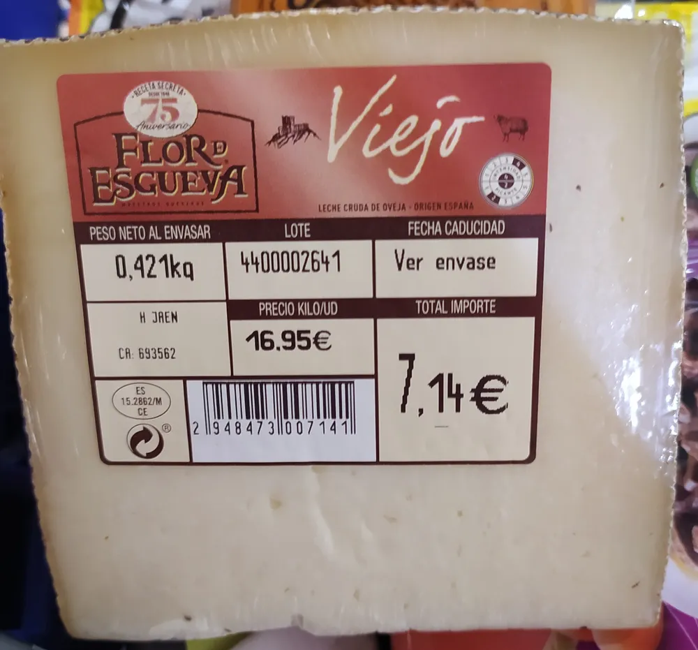 Queso Flor de Escueva