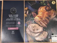 Slow Cooked Whole Duck On The Bone With A Cherry, Chestnut & Pork Stuffing