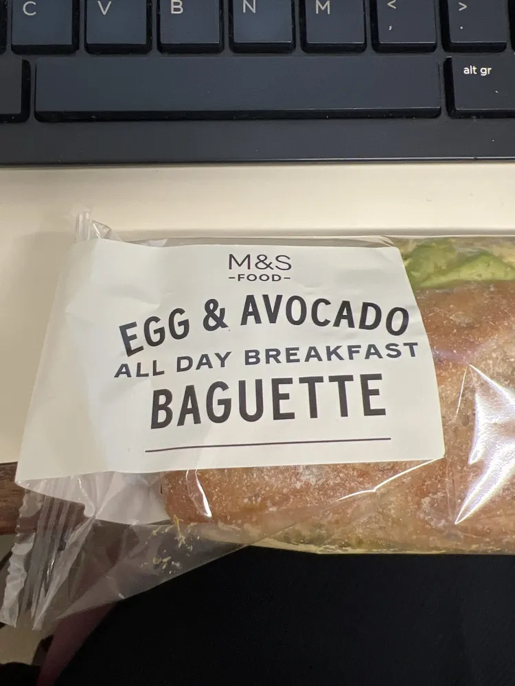 Egg & Avocado All Day Breakfast Baguette