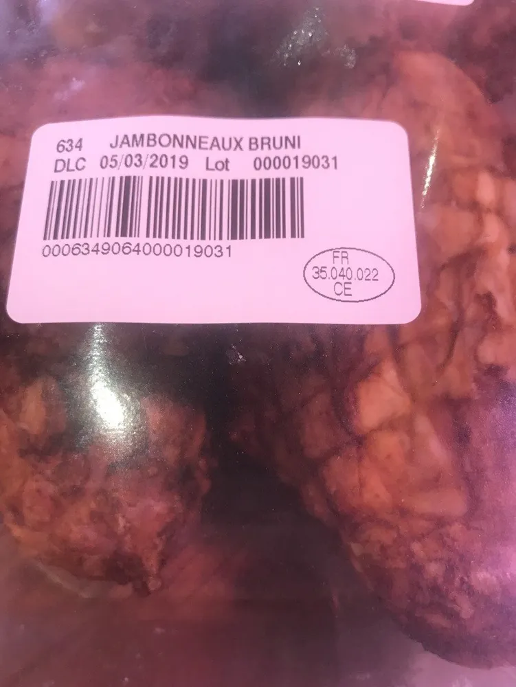 Jambonneau a l'os bruni