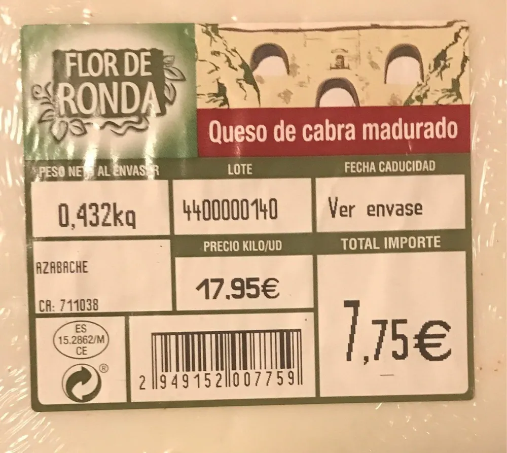Queso de cabra madurado