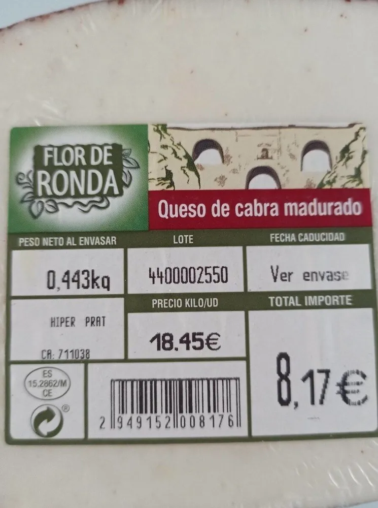 Queso de cabra madurado