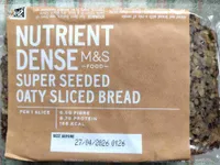 Nutrient Dense Supper Seeded Oaty Sliced Bread