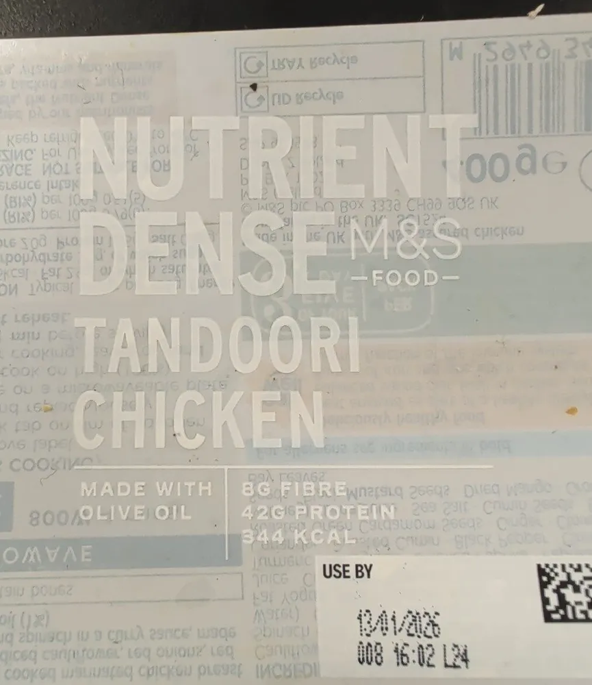 Nutrient Dense Tandoori Chicken