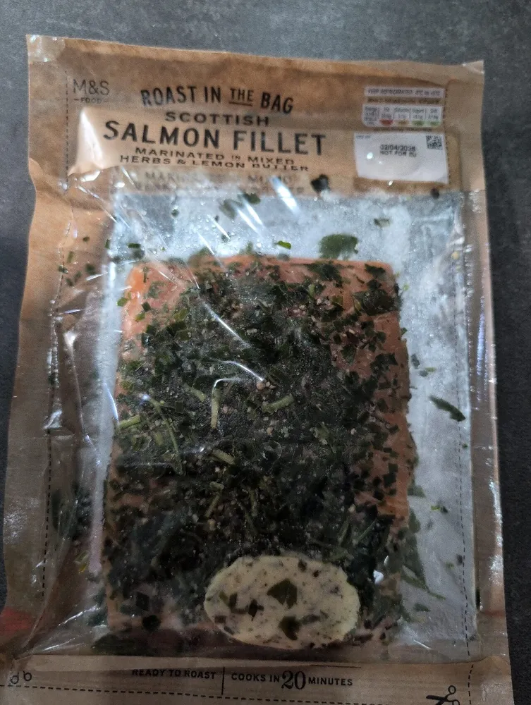 Roast In The Bag Scottish Salmon Fillet