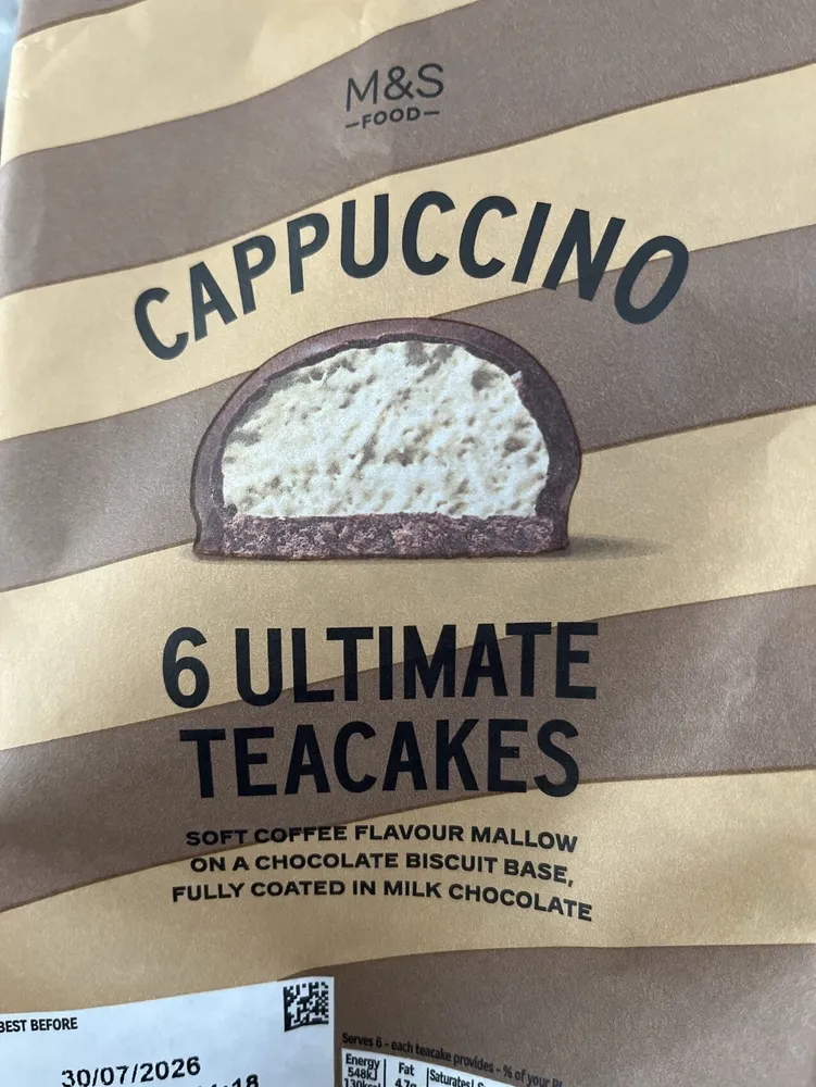 Cappuccino ultimate tea cake