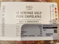 Pork Chipolatas