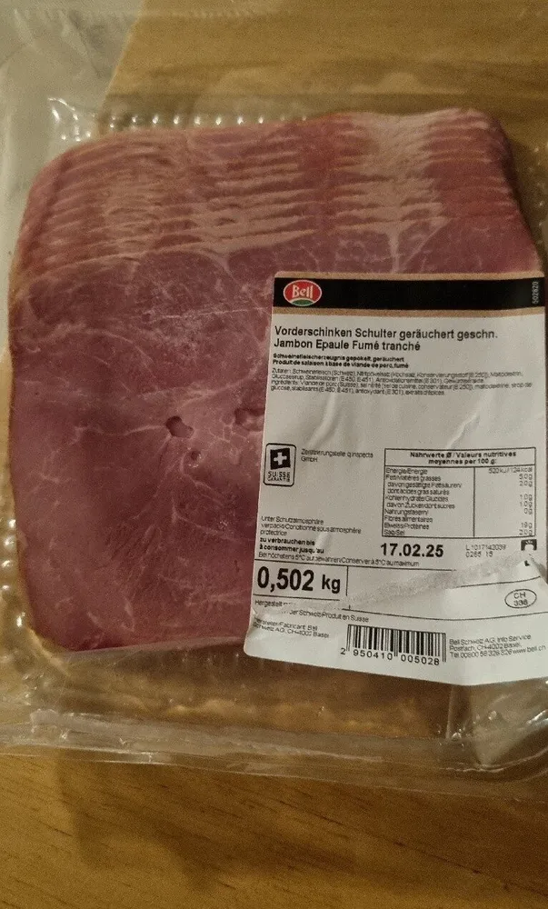 Jambon Épaule Fumé Tranché