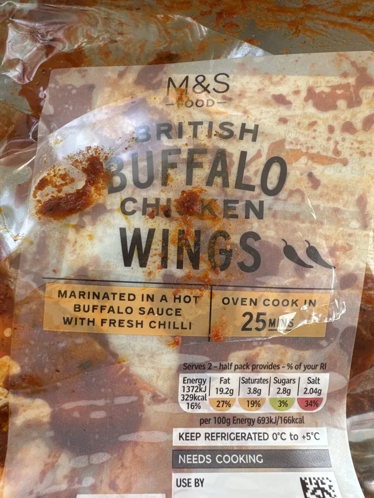 British Buffalo Chicken Wings