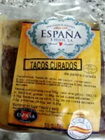 Taco de paleta curada