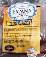 Tacos paleta curada