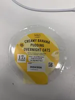 M&S banana overnight oats