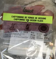 Chiffonade de viande de grisons