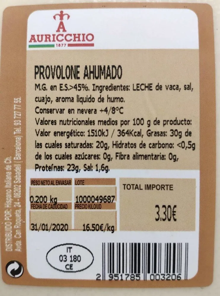 Provolone Ahumado