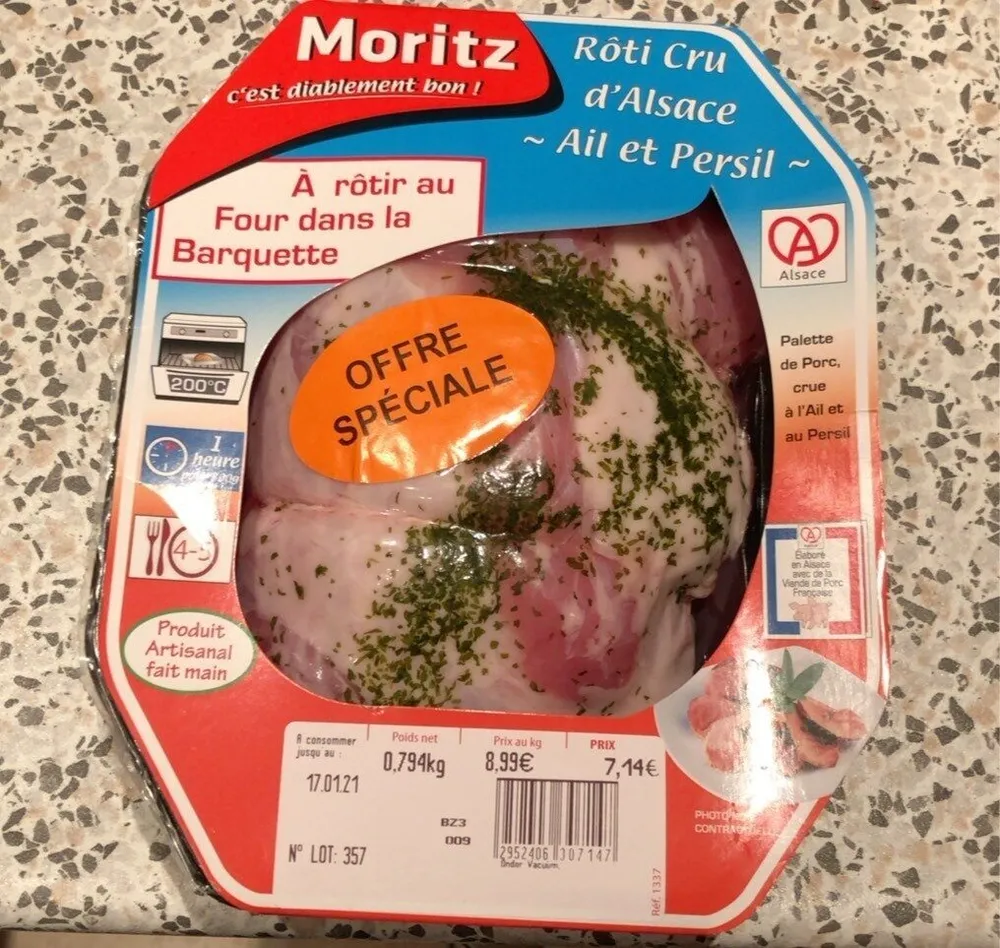 Roti cru d’Alsace
