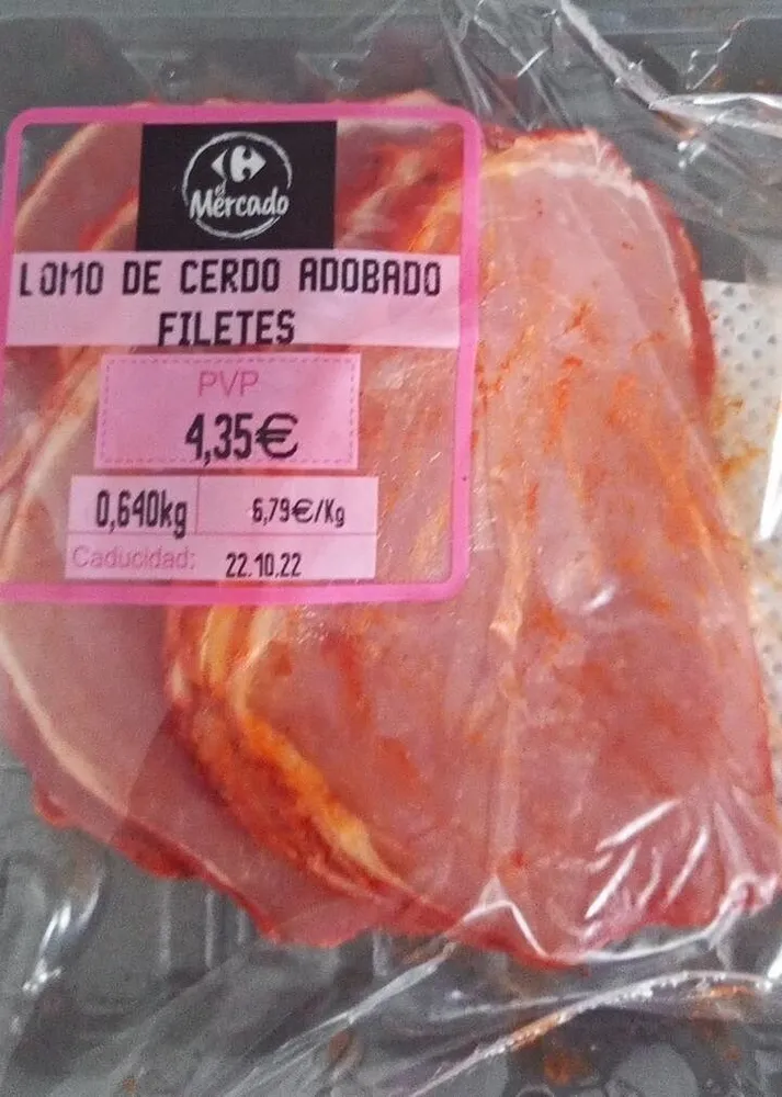 Lomo de cerdo adobado