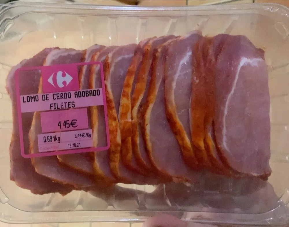 Lomo de cerdo adobado