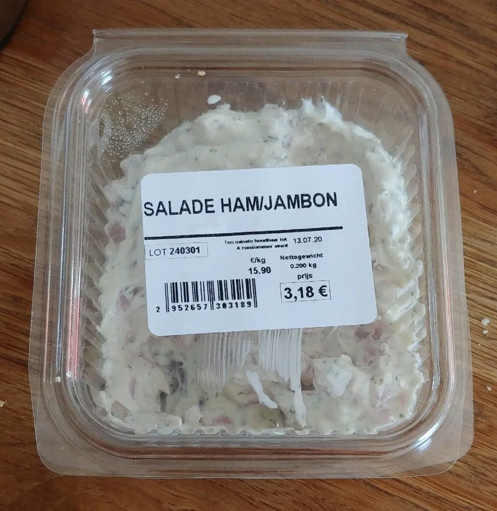 Salade jambon