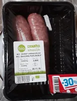 Bio - saucisse porc/bœuf