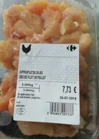 Dés de filet de poulet