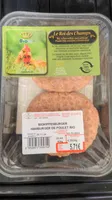 Hamburger de poulet bio