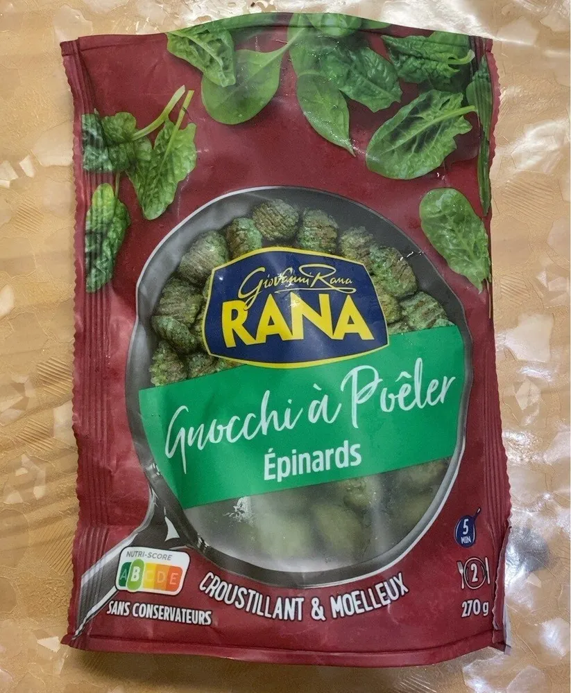 Gnocchi a poêler Epinards
