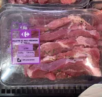 Chuletas de pavo marinadas al ajillo