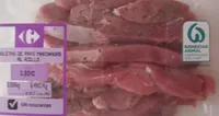 Chuletas pavo marginadas al ajillo