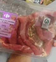 Chuletas de pavo marinadas al ajillo