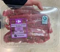 chuletas de pavo marinadas al ajillo