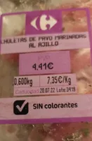 chuletas de pavo al ajillo