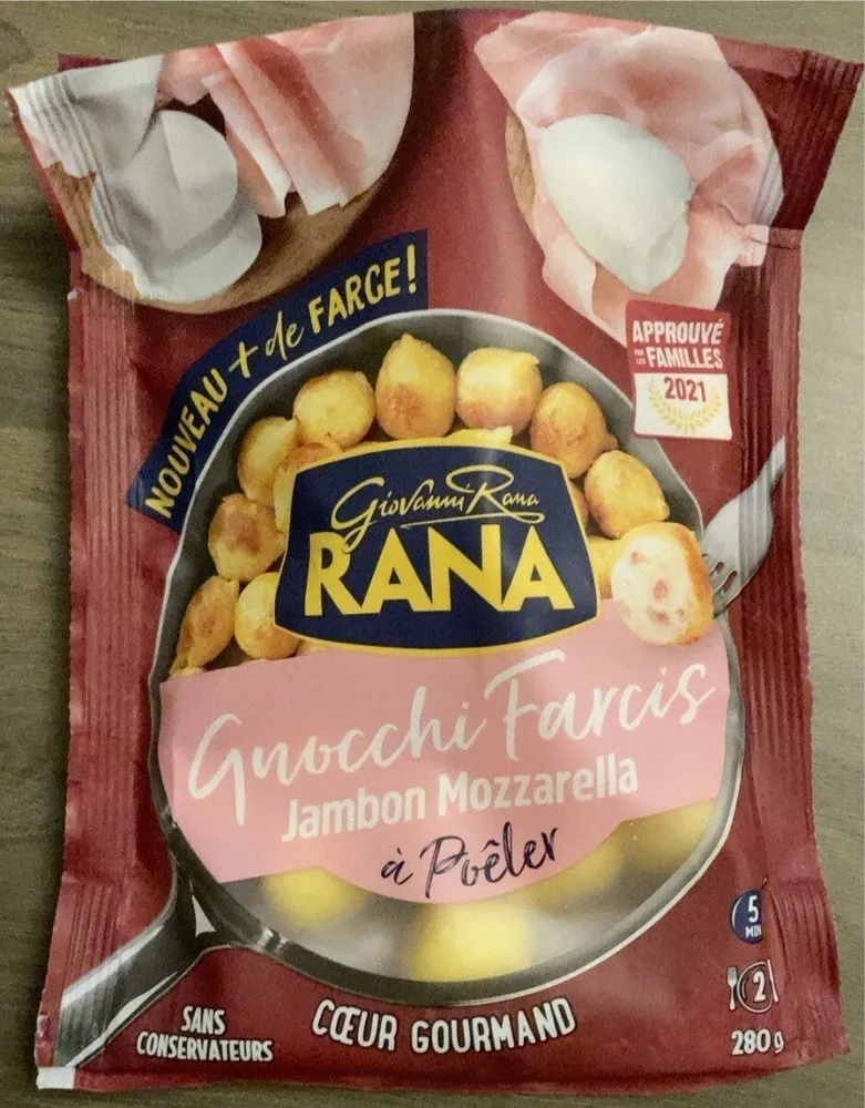 Gnocchi farcis Jambon Mozzarella à Poêler