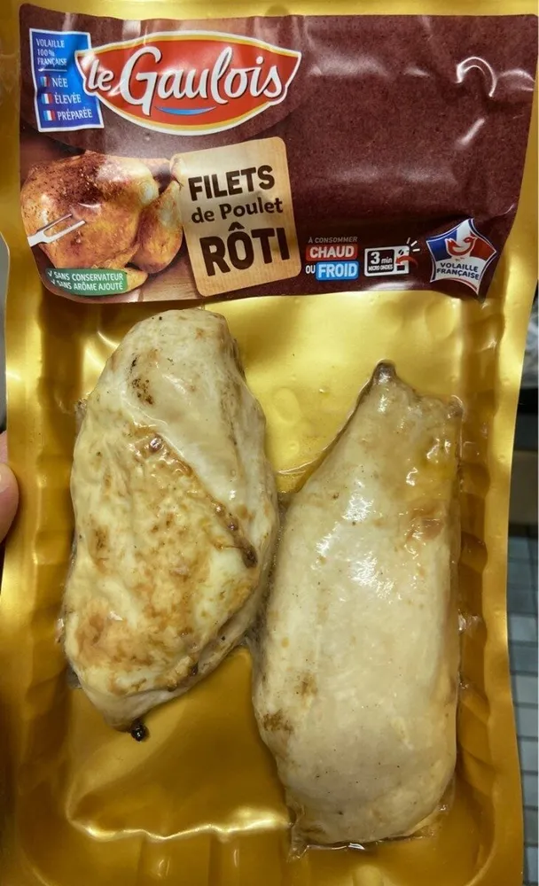 Filets de poulet roti