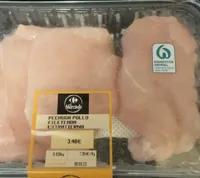 Pechuga de pollo fileteada extratierna