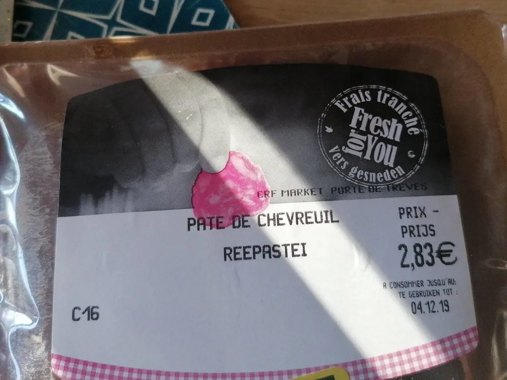 Pâté de chevreuil