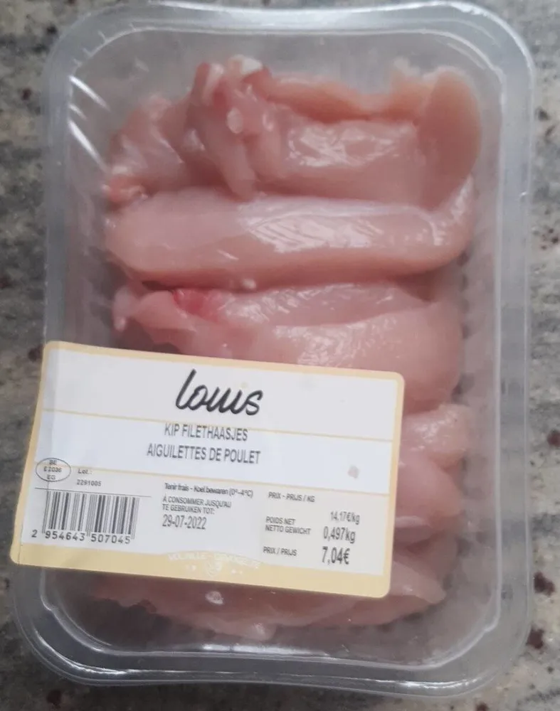 Aiguillettes de poulet